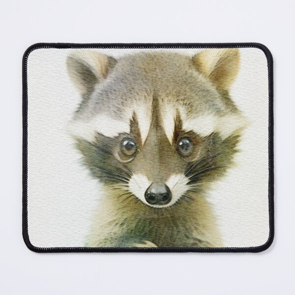 Item preview, Green Forest Woodland Nursery Safari Raccoon designed and sold by Yellowriversss.