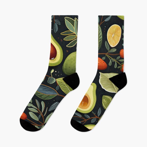Item preview, Green Avocado Pattern. Juicy Vegetables. 2 designed and sold by YOTA-ART.