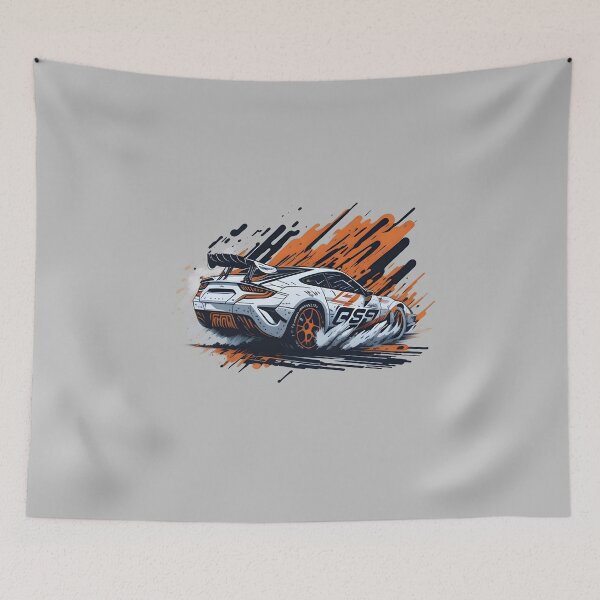 Item preview, Drifting, A Visual Symphony of Speed and Smoke designed and sold by davidbomel-Art.