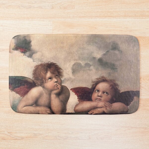Item preview, Raphael Cherubs, Sistine Chapel, Bored Angels, Baroque Cupid Fine Art Painting,The Sistine Madonna, Renaissance, Gift, Vatican,Cherub designed and sold by Anticulture.