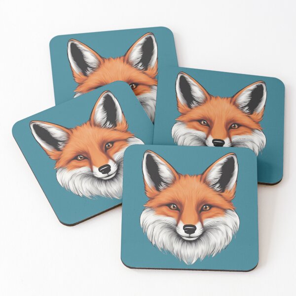 Item preview, Cute Fox Face designed and sold by greenmonstera.