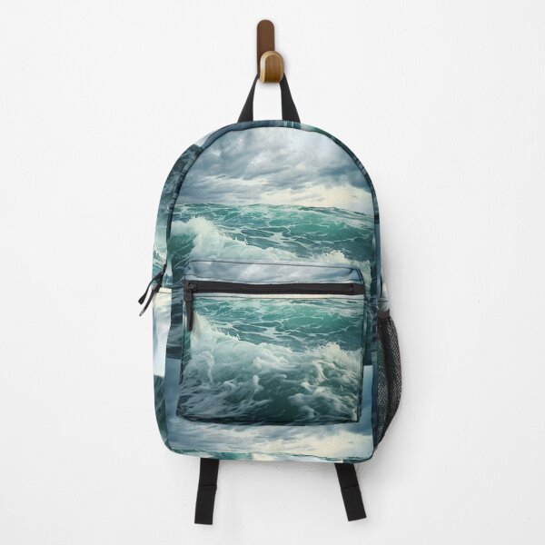 Item preview, Stormy Sea Waves Landscape designed and sold by LudwikeArts.