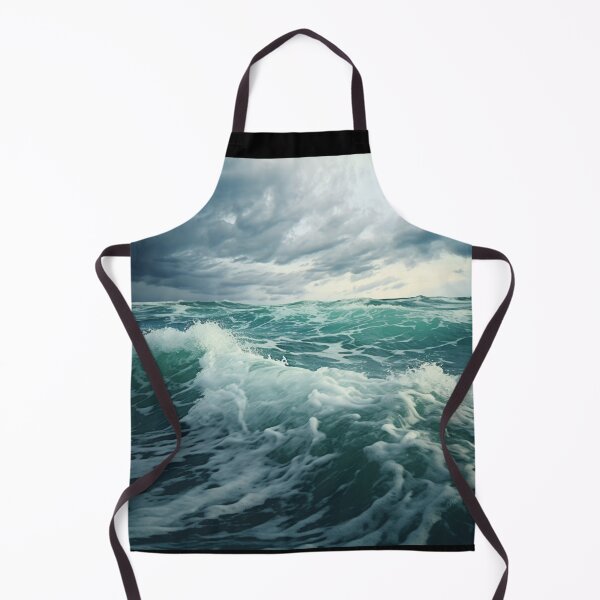 Item preview, Stormy Sea Waves Landscape designed and sold by LudwikeArts.
