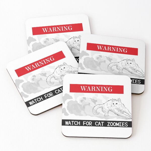 Item preview, Watch For Cat Zoomies designed and sold by 107caliber.
