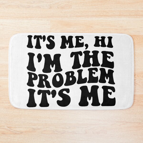 Item preview, it's me, hi, i'm the problem heart love minimalist black and white designed and sold by isola design⭐⭐⭐⭐.