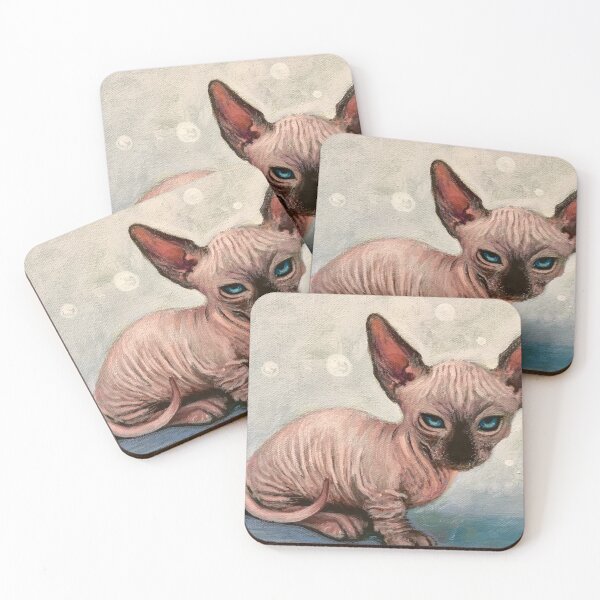 Item preview, Boo Boo The Hairless Cat, A Winky Dinky Wrinkly cat designed and sold by Artdesrapides.