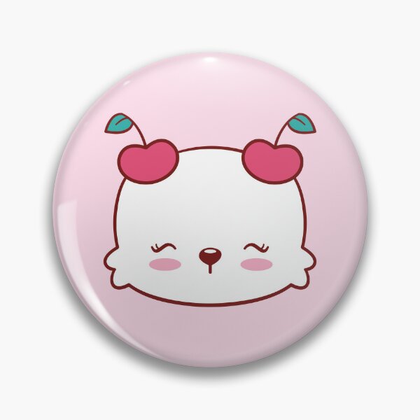 Item preview, Cute Cat Head With Cherry designed and sold by TakaTatu.