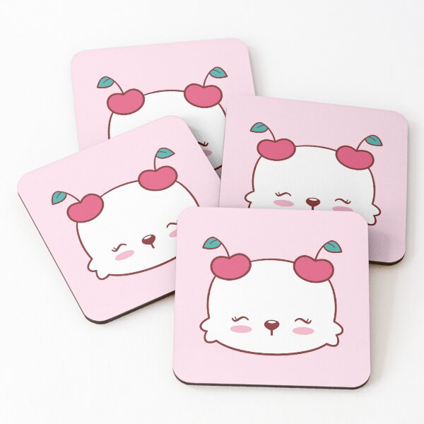 Item preview, Cute Cat Head With Cherry designed and sold by TakaTatu.