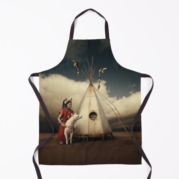 Item preview, Martian w Her Wolf and Teepee designed and sold by Peter LOPEZ.