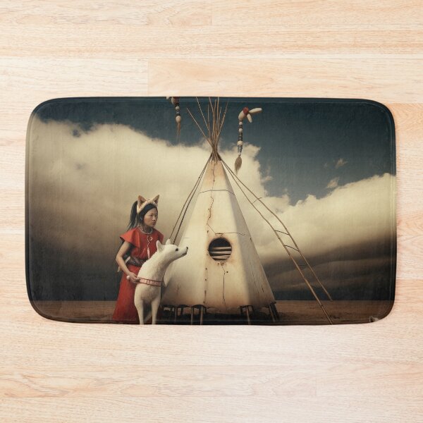 Item preview, Martian w Her Wolf and Teepee designed and sold by Peter LOPEZ.