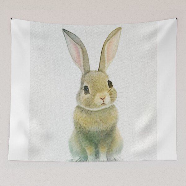 Item preview, Rabbit Easter Safari Nursery Baby designed and sold by Yellowriversss.