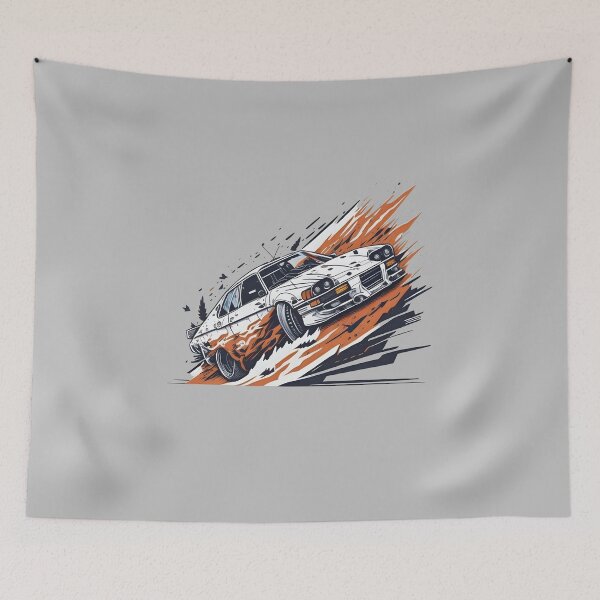 Item preview, Drifting, A Visual Symphony of Speed and Smoke designed and sold by davidbomel-Art.