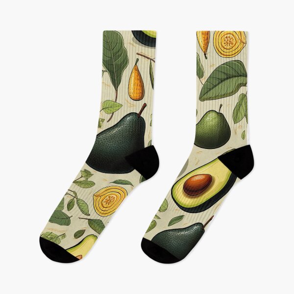 Item preview, Green Avocado Pattern. Juicy Vegetables. 3 designed and sold by YOTA-ART.