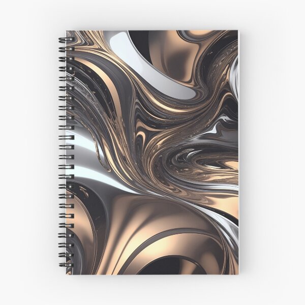 Item preview, metallic maze of waves designed and sold by aosuvia.
