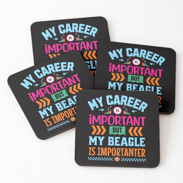 Item preview, Beagle Dog Slogan: Beagles vs Career designed and sold by Wolfheartart.
