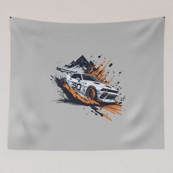 Item preview, Drifting, A Visual Symphony of Speed and Smoke designed and sold by davidbomel-Art.