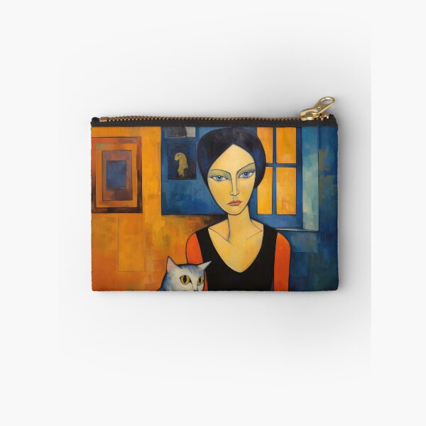 Item preview, Woman and Cat at the Table designed and sold by YoPedro.