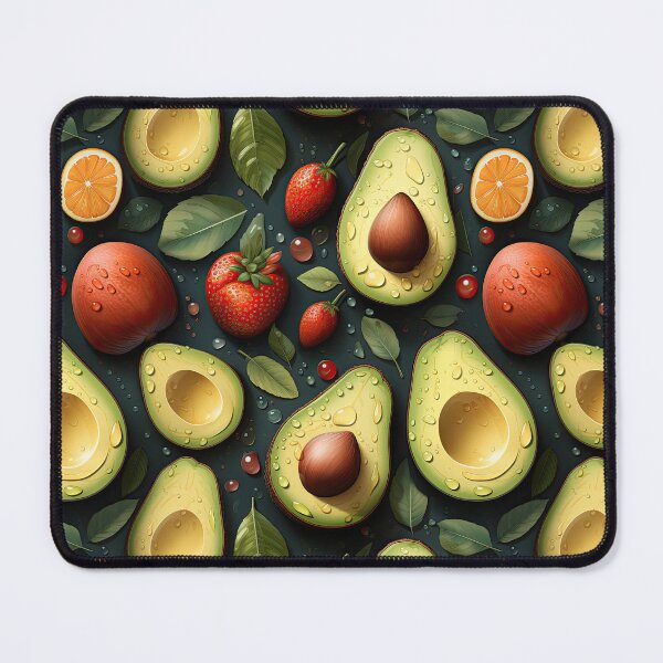 Item preview, Green Avocado Pattern. Juicy Vegetables. 4 designed and sold by YOTA-ART.