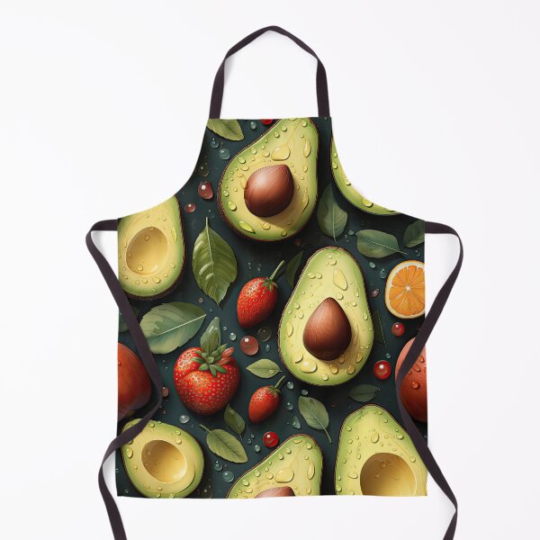 Item preview, Green Avocado Pattern. Juicy Vegetables. 4 designed and sold by YOTA-ART.