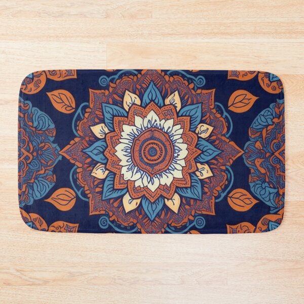 Item preview, Yoga luxurious flower pattern designed and sold by AlfredSSikula.