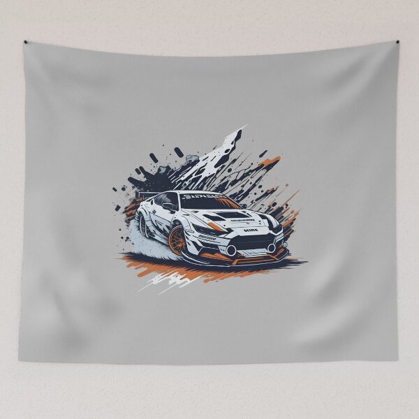 Item preview, Drifting, A Visual Symphony of Speed and Smoke designed and sold by davidbomel-Art.