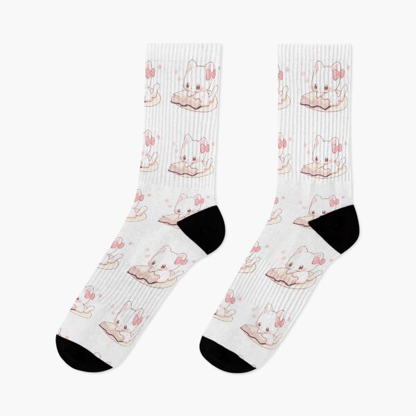 Item preview, Cute Kawaii Cat Reading a Book Pink Kitten designed and sold by CozyKawaiiArt.