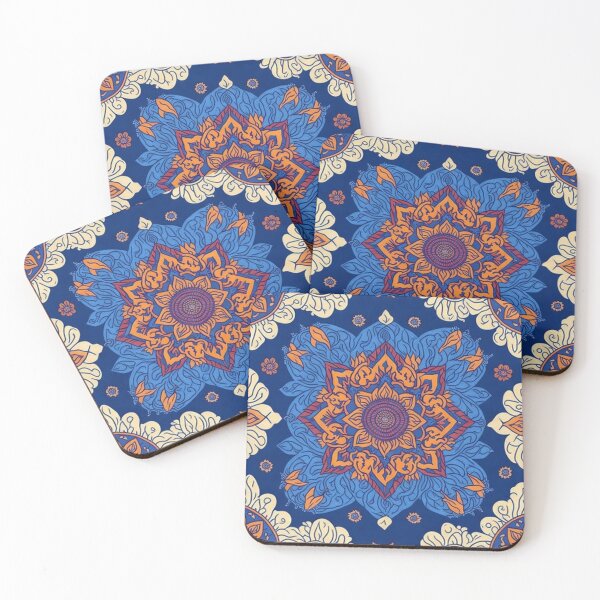 Item preview, Yoga luxurious flower pattern designed and sold by AlfredSSikula.