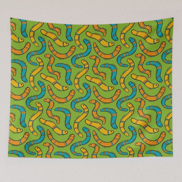 Item preview, Desfile de serpientes tropicales: patrón de serpiente vibrante designed and sold by JBeasleyDesigns.