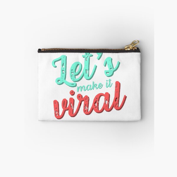 Item preview, Let's make it viral retro style caption designed and sold by CleanDecor.