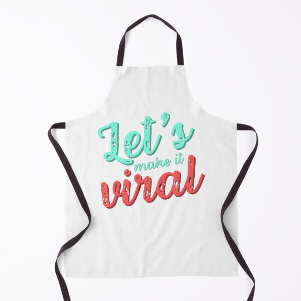 Item preview, Let's make it viral retro style caption designed and sold by CleanDecor.