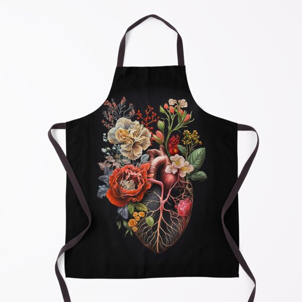 Item preview, Anatomical Heart with Flowers designed and sold by bngc.