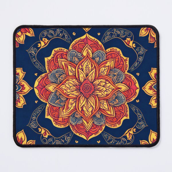 Item preview, Yoga luxurious flower pattern designed and sold by AlfredSSikula.