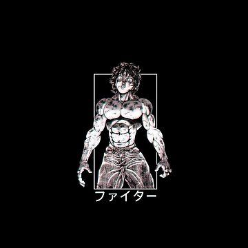 “Baki Wallpaper” Stickerundefined by Alfonso Ramírez | Redbubble