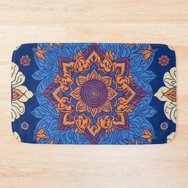 Item preview, Yoga luxurious flower pattern designed and sold by AlfredSSikula.