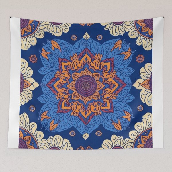 Item preview, Yoga luxurious flower pattern designed and sold by AlfredSSikula.