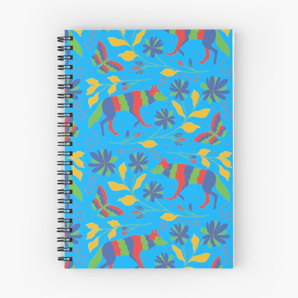 Item preview, Vibrant Flowers And Wolves Otomi Art designed and sold by khachiche.