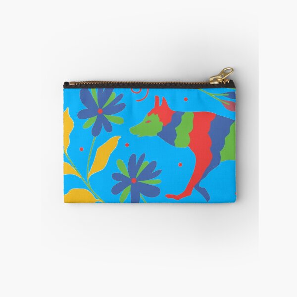 Item preview, Vibrant Flowers And Wolves Otomi Art designed and sold by khachiche.