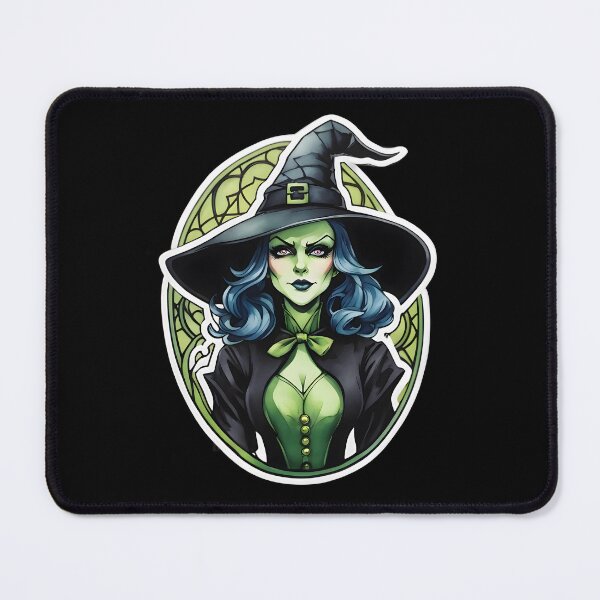 Item preview, Casting spells and turning heads with vibrant blue locks and enchanting witches hat designed and sold by shadowthor.