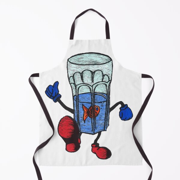 Item preview, Running glass with goldfish designed and sold by Anmioma.