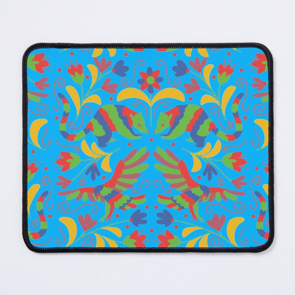 Item preview, Vibrant Flowers And Birds Otomi Art designed and sold by khachiche.