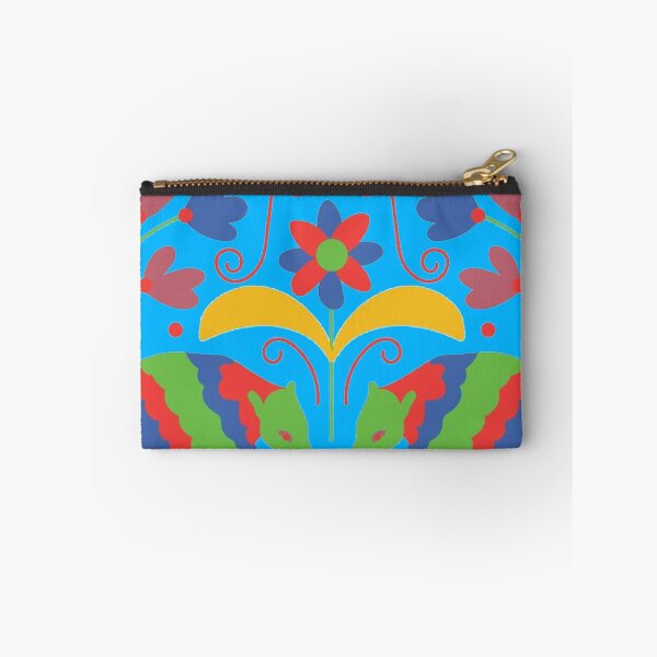 Item preview, Vibrant Flowers And Birds Otomi Art designed and sold by khachiche.