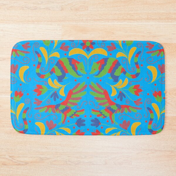 Item preview, Vibrant Flowers And Birds Otomi Art designed and sold by khachiche.