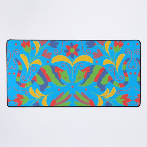 Item preview, Vibrant Flowers And Birds Otomi Art designed and sold by khachiche.