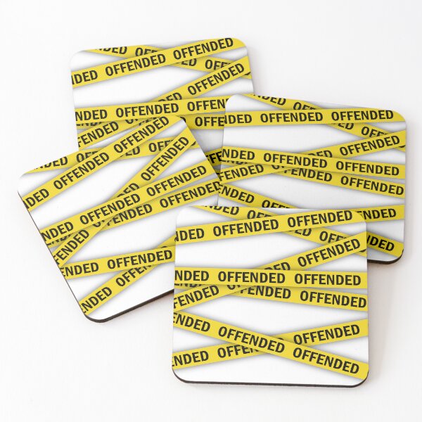 Item preview, I am offended police tape designed and sold by CutieBlue.