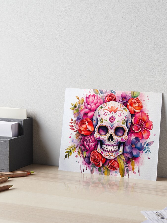 Mexican Sugar Skull #19 | Art Board Print