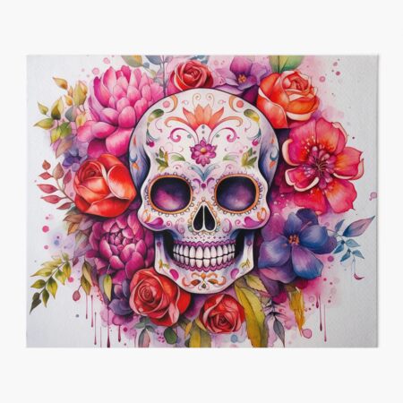 Takashi Murakami Skulls & Flowers Blue Signal Jigsaw Puzzle