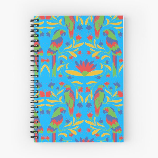 Item preview, Vibrant Flowers And Birds Otomi Art designed and sold by khachiche.