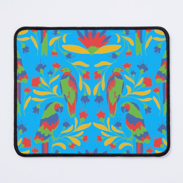 Item preview, Vibrant Flowers And Birds Otomi Art designed and sold by khachiche.