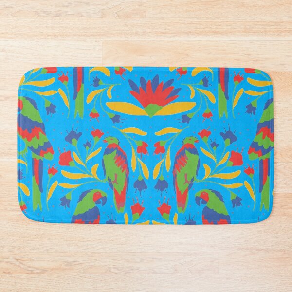 Item preview, Vibrant Flowers And Birds Otomi Art designed and sold by khachiche.