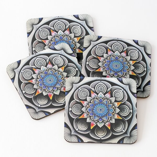 Item preview, Colourful ornate mandala print designed and sold by AudreyTM.